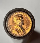 1961-d Lincoln Cent Roll  Bu Uncirculated Full Red  Sealed  Never Opened   