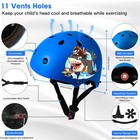 Biutimama Toddler Kids Bike Helmet Set For Boys Girls Color Gradient Adjustable
