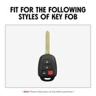 Carbon Fiber Silicone Key Fob Cover Fits For Toyota Rav4 2 3 4 Button
