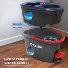 O-cedar Rinseclean Spin Mop   Bucket System Hands-free Cleaning