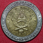 2010  Argentina  1 Peso  Sun-foreign Coin 23mm