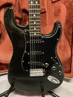 1979 Vintage All Black Fender Stratocaster W original Case - All Original Parts