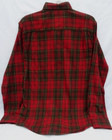 Faded Glory Men s S  34-36  Flannel Shirt Red Plaid Button Up Long Sleeves Nwot