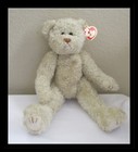 Ty Attic Treasures Gem The  Ivory Bear 13  Fully Jointed No Cloak
