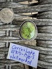 Large Vintage Navajo Ring - Beautifully Cut Carico Lake Turquoise Nice 