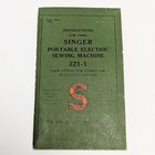Singer 221-1 Manual Singer Sewing Machine Needles Parts Slant Shank Walking Foot