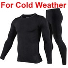 3 Sets Mens Black Thermal Top   Bottom Long Johns Ski Clothes Thermal Underwear