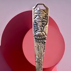 Grand Canyon Arizona Vtg Sterling Silver Souvenir Spoon Front   Back Scenes