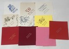 Vintage Paper Napkins  lot Of 19 Marriage anniversary  1964-1988