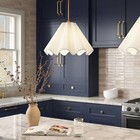 Wavy Shade Collection Pendant White - Threshold