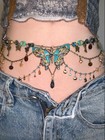New Butterfly Beaded Necklace Waist Chain   Adjustable  55cm