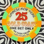 Gold Coast  25 Ncv 43mm Ihc 2016 Yot Las Vegas  Nevada Poker Casino Chip V706