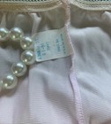 Vtg Jc Penney Pink Nylon Lace Panties Large 16-18 Usa Granny Silky Satin Sheer