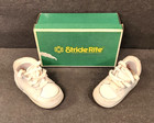 Vintage Stride Rite Baby Shoes White Leather Size 3 1 2    flexible Moccasins    Box