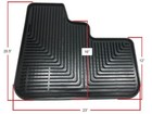 Floor Mats Fits Peterbilt 379 357 97-05 Kenworth W900 T600 T800 All Weather Qty2
