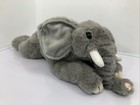 Fao Schwarz Endangered Elephant Lying Plush Stuffed Animal Adopt A Wild Pal 17   