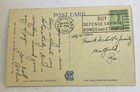 Vintage Linen Postcard C1942   Loch Raven Dam View   Baltimore Maryland Md