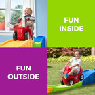Step2 Anniversary Edition Up And Down Outdoor Kids Roller Coaster 50 Lb
