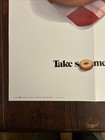 1974 Advertising Donuts   Coffee Cute Couple Take Some Home Folded Poster 21x34 