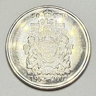 1952-2002 Canadian Uncirculated Bu 50cent Piece Golden Jubilee Ascension Edition