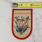 Lot Of 4 Western Australia Patches Kangaroo  Perth  Fishing  Flowers 2    X 3   