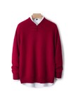 Men Sweater Long Sleeves Stand-up Collar Pullover Cashmere Clothing Leisure Top