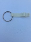 Budweiser White Key Chain Bottle Opener Beer Beverage Wrench King Of Beers
