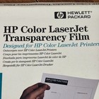 Hewlett Packard Hp Color Laser Jet Transparency Film Sealed Pack Of 50