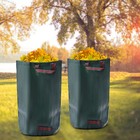 32 Gallon Garden Waste Bags  2 Pack   Heavy Duty Reusable  Leaf Basket Bags