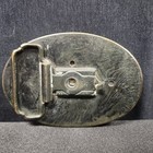 Vintage Brass Native American Indian Chief Bust Belt Buckle Made In Usa