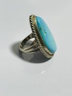 Vintage Navajo Turquoise Sterling Silver Native American  Ring
