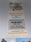 2 Lot Albany Ny Howard Johnsons Brochure   Postcard Unposted  Hotel Motor Lodge