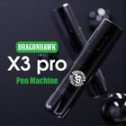 Dragonhawk X3 Pro Tattoo Machine Pen Gun  2 Batteries  3 5mm Stroke 12v 1200rpm