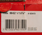 Hilti 423473 Kh-ez Screw Anchor Anc Kh-ez 1 4  X 1-7 8   423473  Quantity Of 100