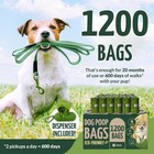 Reli  Biodegradable Dog Poop Bags W holder 1 Count  pack Of 1200   Green 