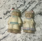 Porcelain Indian Native American Cat Salt And Pepper Shakers 4  Cute 