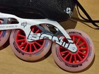Bont Luna Inline Speed Skates Size 9 5 Black 110mm Wheels 2pf 6061 13 2  - As-is