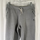 Polo Ralph Lauren Joggers Boy s Xl 18 20 Grey Fleece Lined Pull On Pockets