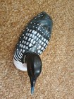 Wooden Loon Decor   Decoy 11 5     X 5    Folk Art Hand Painted