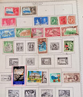 Old Album Pages Of Stamps From Jamaica        409
