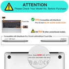 F Macbook Pro 13 m1 M2 A2338 A2289 A2251 Hard Case Shell  keyboard Lcd Protector