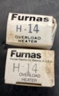 Lot Of 2 Furnas H14 Overload Heater Element Relay