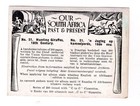 South Africa - Past   Present 1938  21 Hunting Giraffes 18th Century
