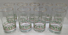 9 Arby s Libbey Holly Berry Christmas  Gold Rimmed Tumbler glasses   Early 80 s