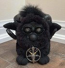 Ooak Furby The Dark Lord Gothic Satanic Goat Head Furby Non Working Art Piece