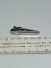 Vintage Tie Clasp Silver Tone Metal Polished Classic Design 2 25  Length