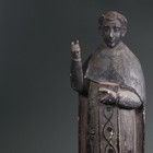 Antique 18th   Early 19th C  Santos Religious Carved Painted Wood Saint Figure 