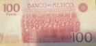 100 Pesos Bill Centenary Of The Constitution Unc Ax Series 2016 Ungraded