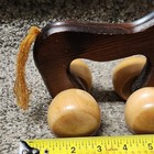 Wooden Push Pull Toy Horse On Wood Wheels 8  Long