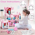  new  Barbie Dreamhouse  4-story 11 Rooms Doll House With 4 Dolls Toy Figures